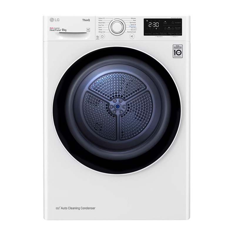 LG sušilica RH80V3AV6N (A) 8 kg Dual Inverter Heat Pump