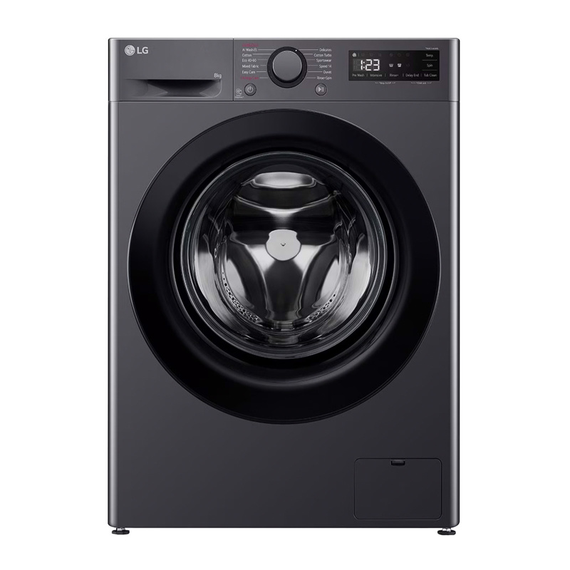LG perilica F2WR508SBM (A) 8 kg 1200 okr slim crna